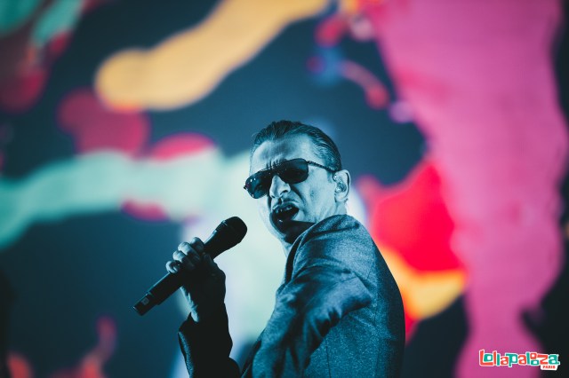 Dave Graham de Depeche Mode en la noche del día 1